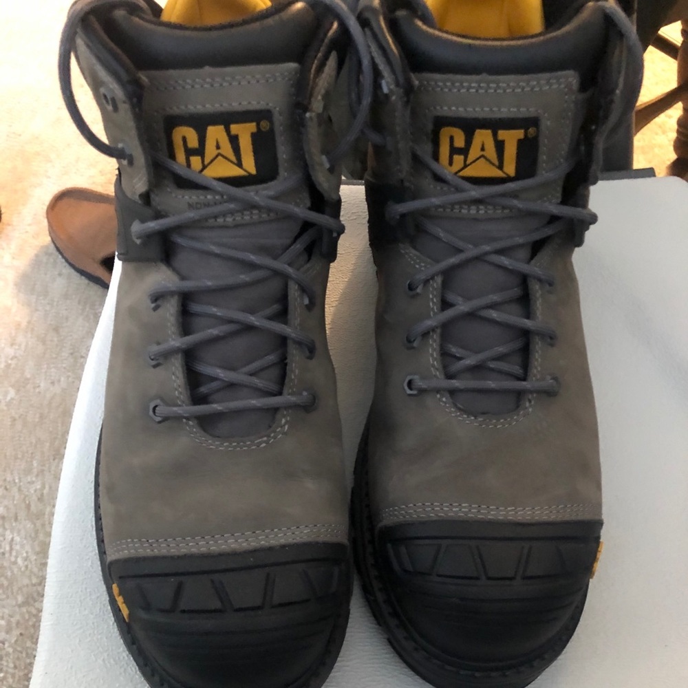CAT Work Steel toe boots